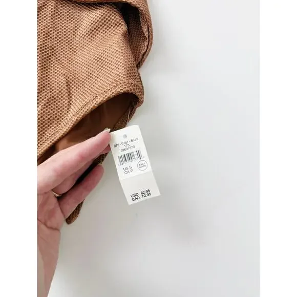 aerie brown wrap one piece swimsuit  - size small - Picture 2 of 4